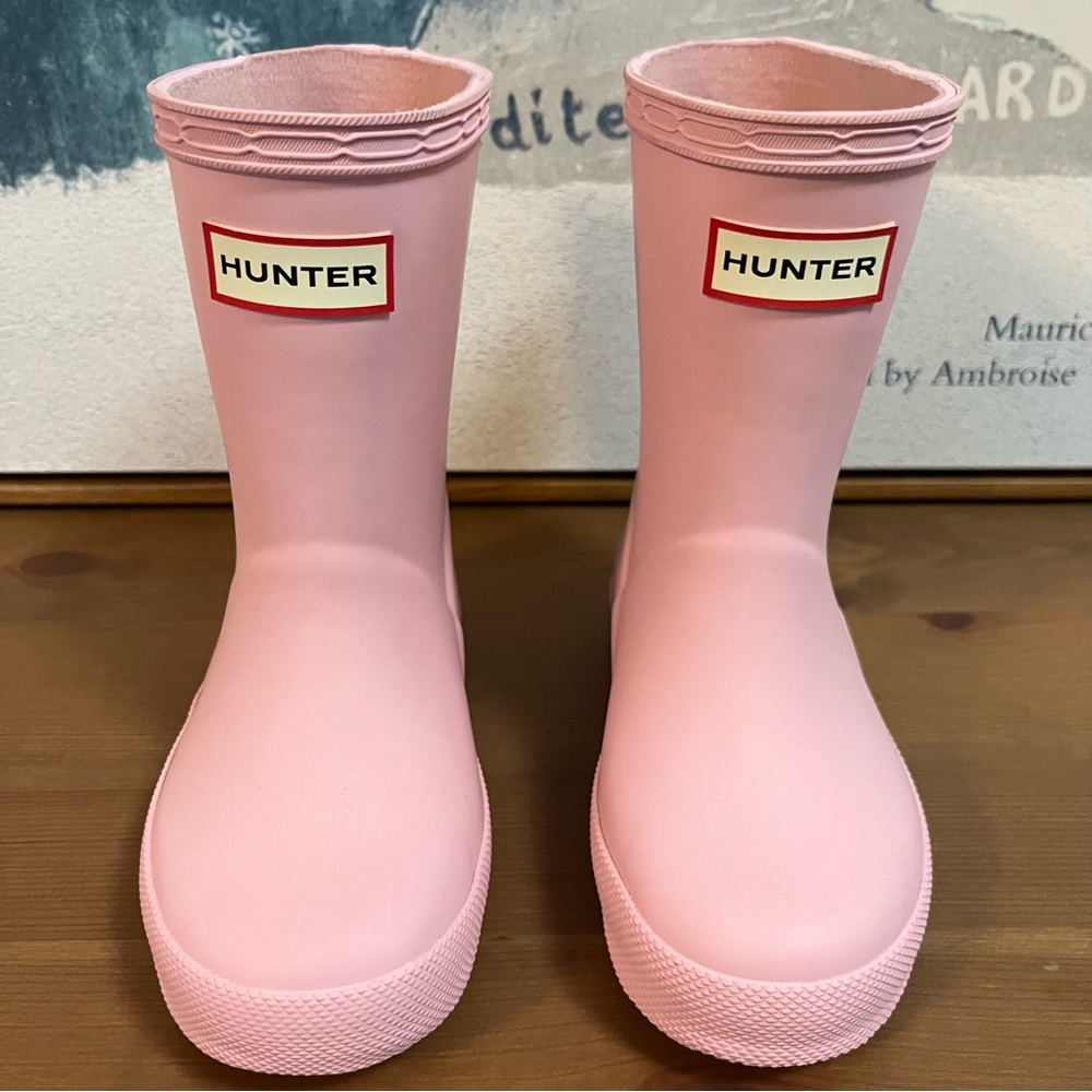 Hunter Pink Rain Boots Toddler 7C